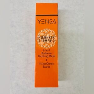 YENSA Pumpkin Turmeric 2-in-1 Radiance Polishing Mask 2.5 oz/70 mL Full Size CL